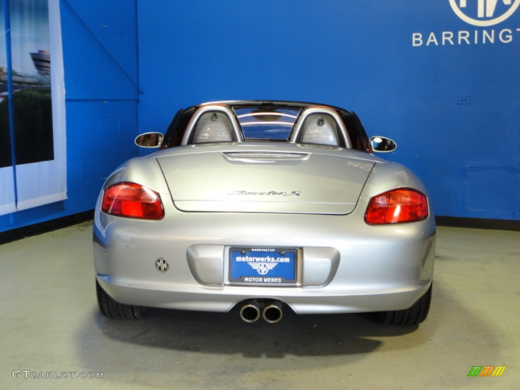 2008 Boxster RS 60 Spyder - GT Silver Metallic / Carrera Red photo #18