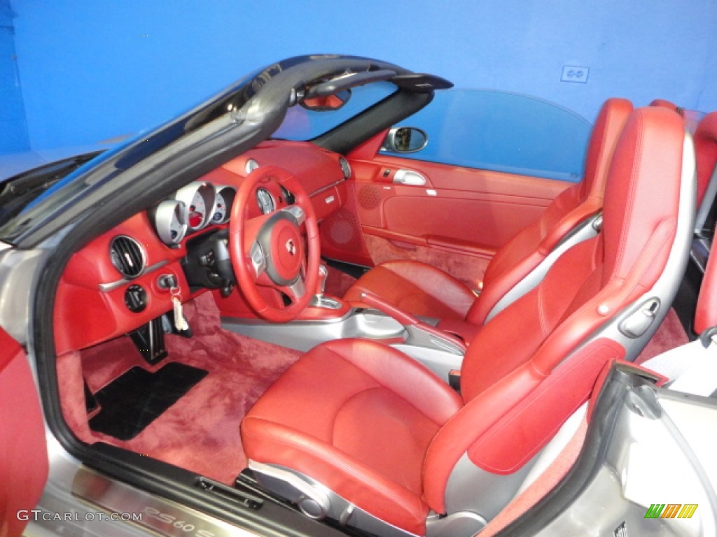 Carrera Red Interior 2008 Porsche Boxster RS 60 Spyder Photo #67529036