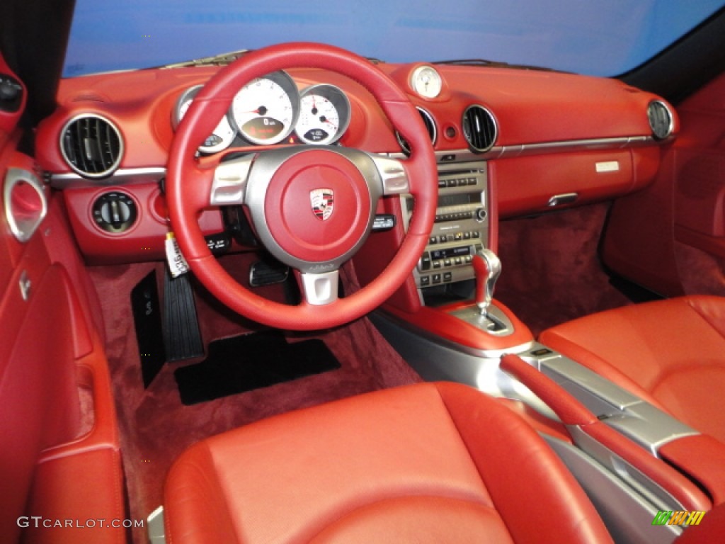 2008 Boxster RS 60 Spyder - GT Silver Metallic / Carrera Red photo #23