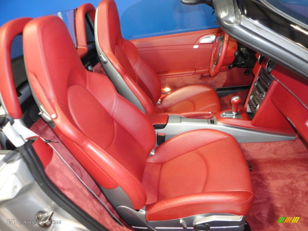 Carrera Red Interior 2008 Porsche Boxster RS 60 Spyder Photo #67529105