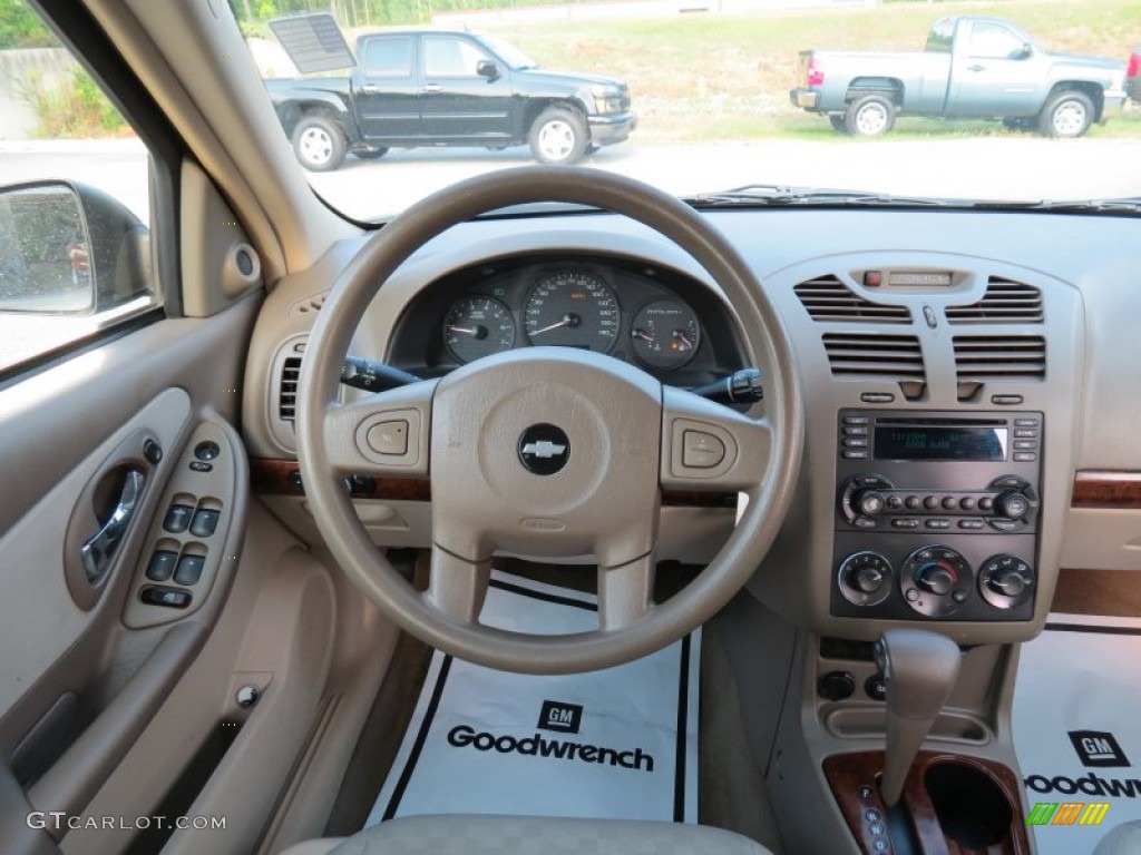 2005 Malibu LS V6 Sedan - Silver Green Metallic / Neutral Beige photo #19