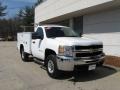 Summit White - Silverado 3500HD Regular Cab Utility Photo No. 1