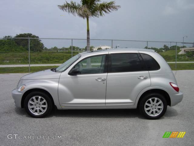 2007 PT Cruiser Limited - Bright Silver Metallic / Pastel Slate Gray photo #2