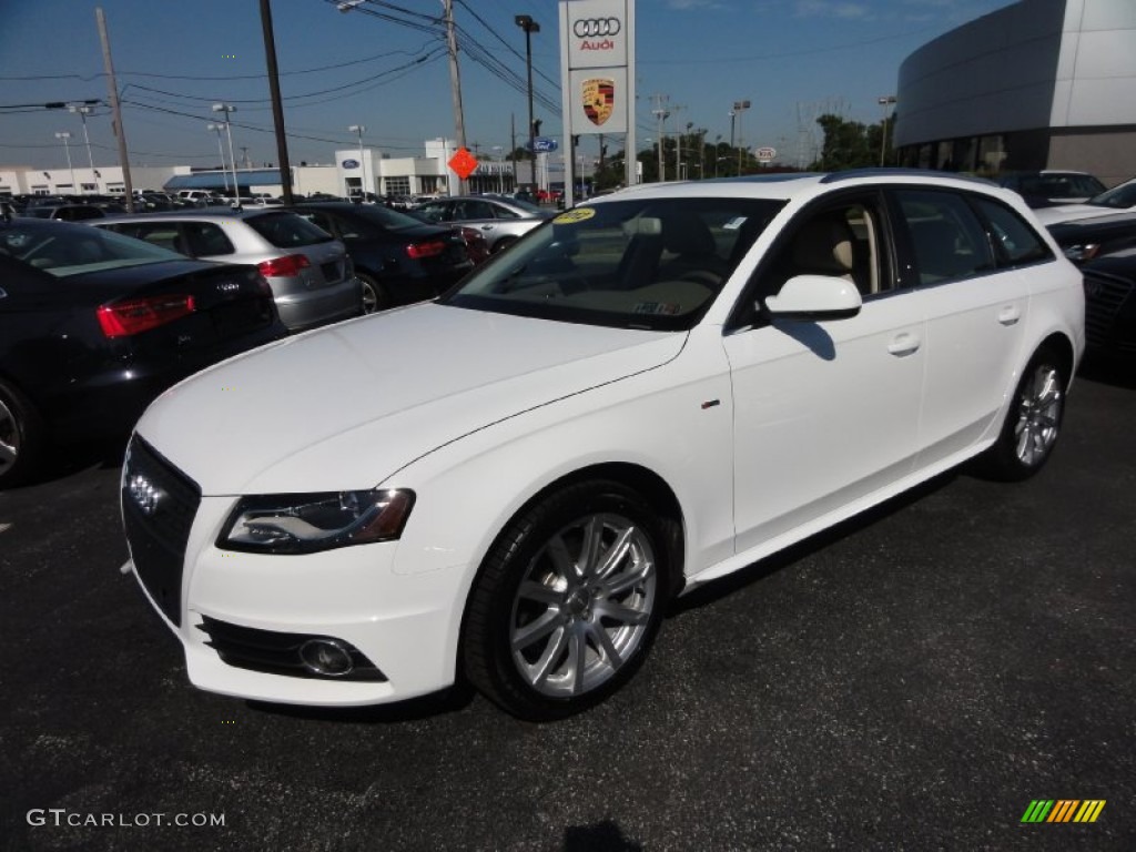 Ibis White 2012 Audi A4 2.0T quattro Avant Exterior Photo #67531763