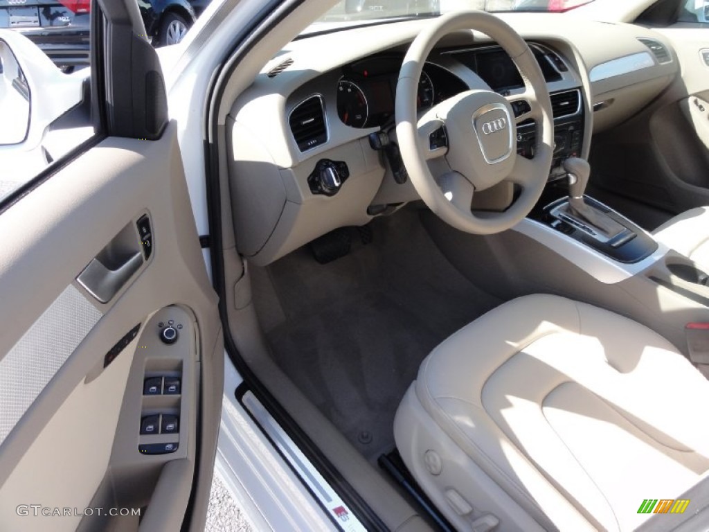 Cardamom Beige Interior 2012 Audi A4 2 0t Quattro Avant