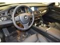 Black 2012 BMW 7 Series 740i Sedan Interior Color