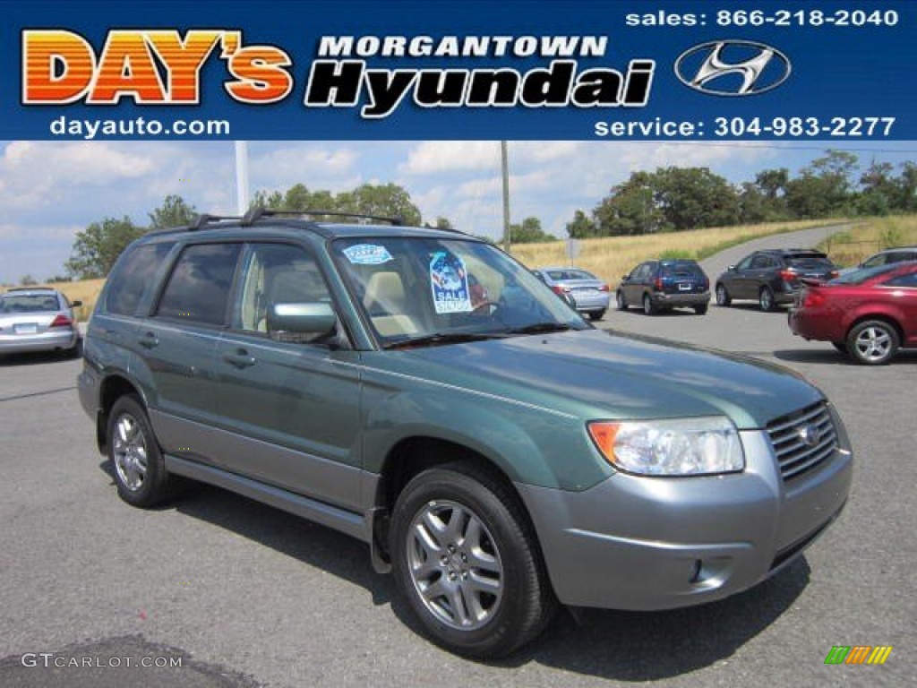 2007 Forester 2.5 X L.L.Bean Edition - Evergreen Metallic / Desert Beige photo #1