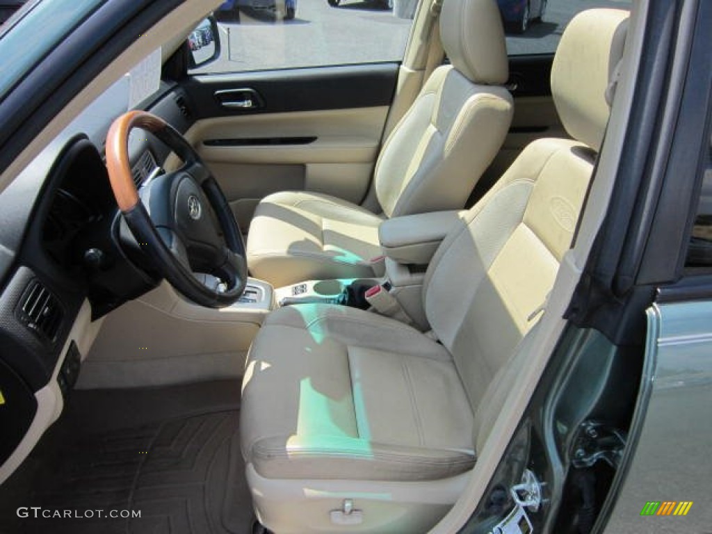2007 Forester 2.5 X L.L.Bean Edition - Evergreen Metallic / Desert Beige photo #16