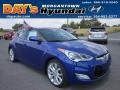 2012 Marathon Blue Hyundai Veloster   photo #1