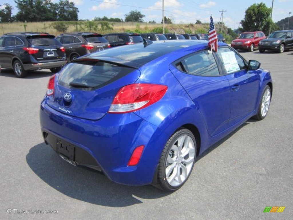 Marathon Blue 2012 Hyundai Veloster Standard Veloster Model Exterior Photo #67533396