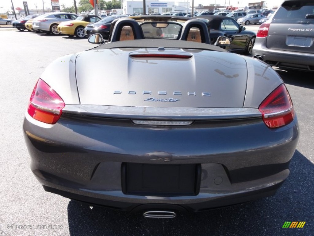 Agate Grey Metallic 2013 Porsche Boxster Standard Boxster Model Exterior Photo #67533566