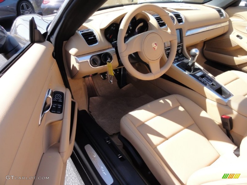 Luxor Beige Interior 2013 Porsche Boxster Standard Boxster Model Photo #67533605