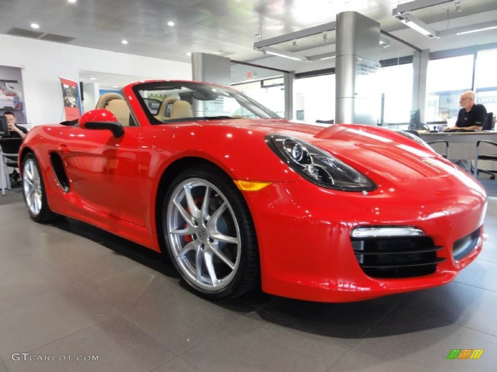 2013 Boxster S - Guards Red / Luxor Beige photo #1