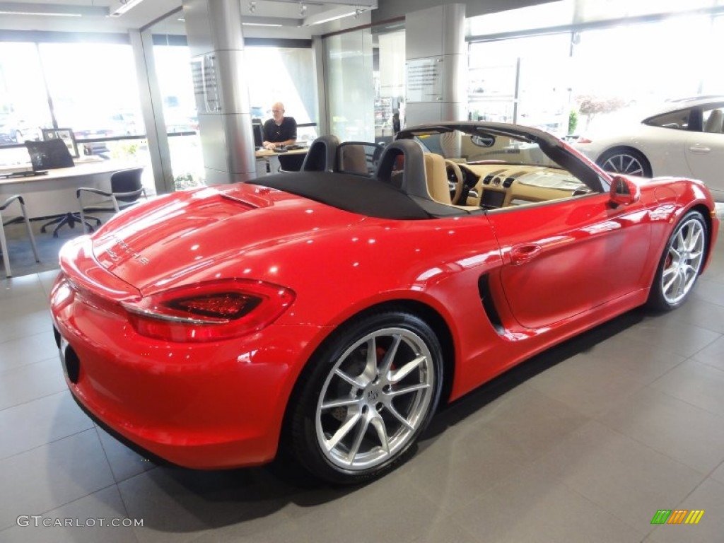 2013 Boxster S - Guards Red / Luxor Beige photo #7