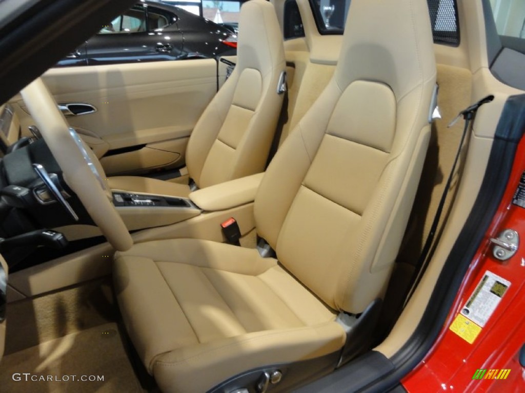 Luxor Beige Interior 2013 Porsche Boxster S Photo #67533971