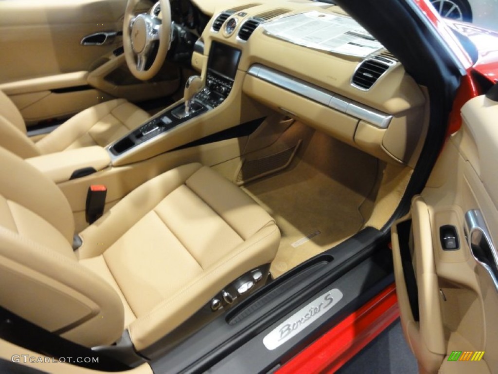 Luxor Beige Interior 2013 Porsche Boxster S Photo #67533983