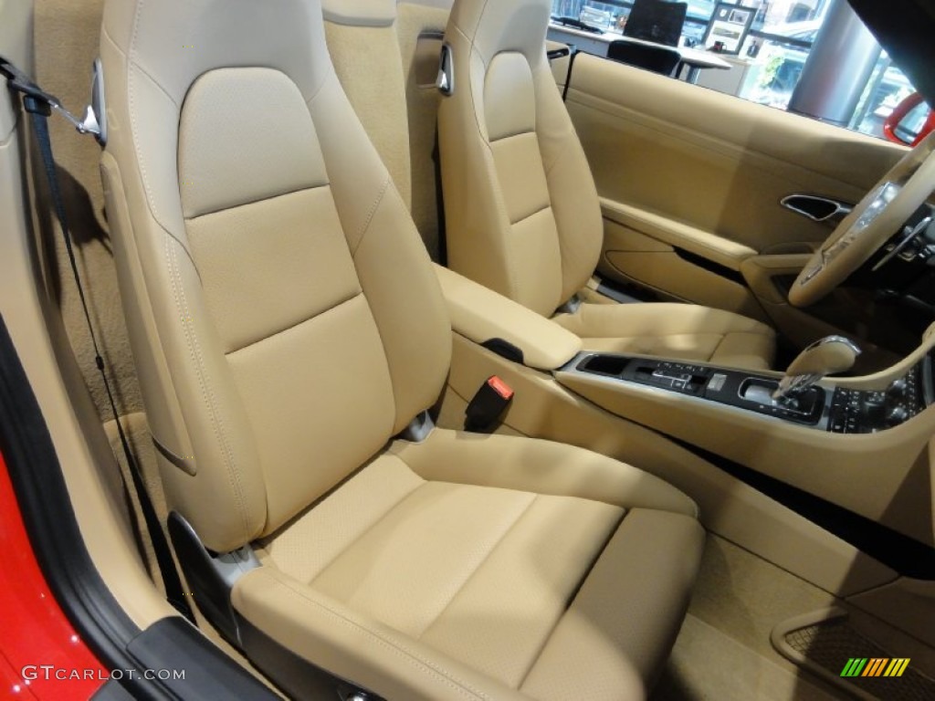 Luxor Beige Interior 2013 Porsche Boxster S Photo #67534010