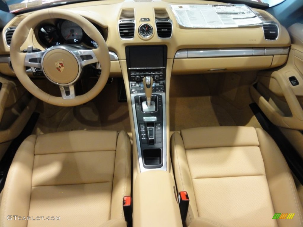 2013 Porsche Boxster S Luxor Beige Dashboard Photo #67534061