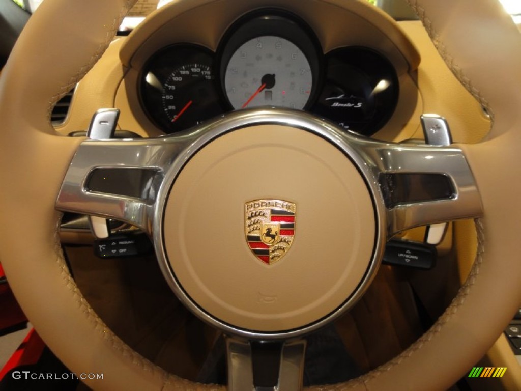 2013 Boxster S - Guards Red / Luxor Beige photo #31