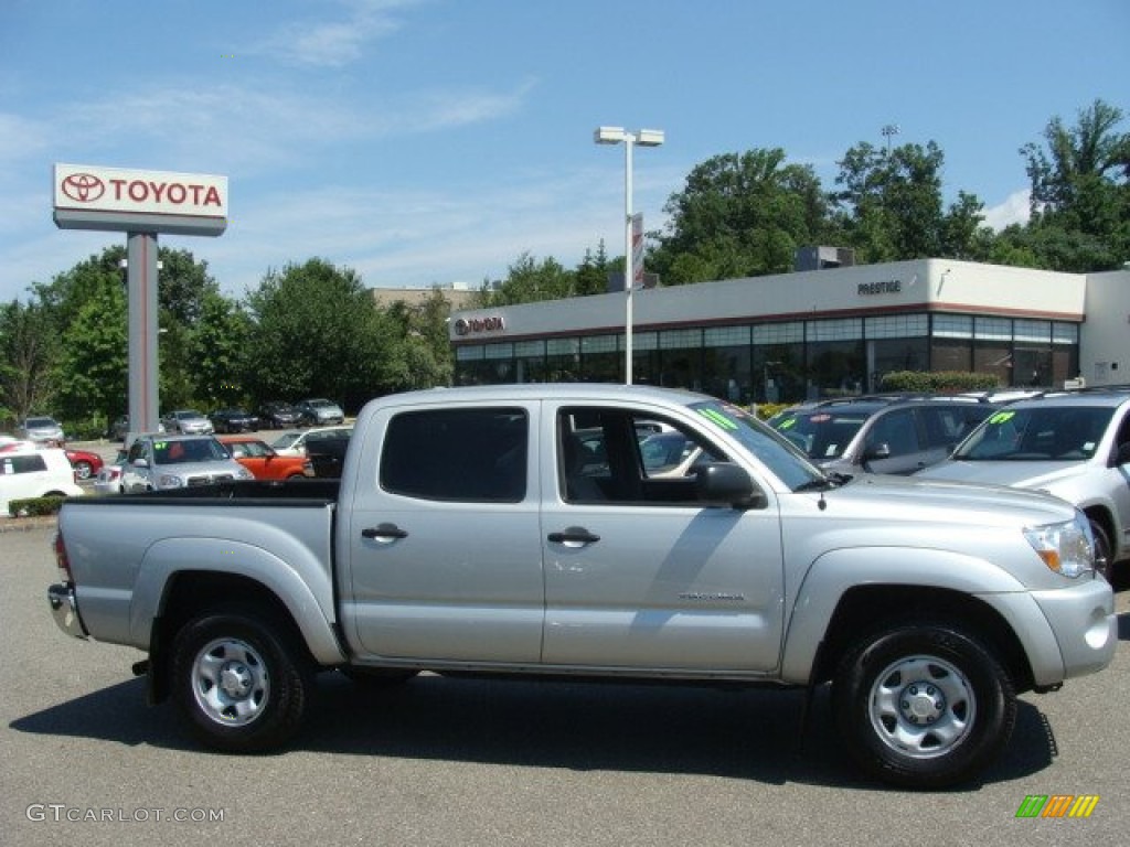 2010 Tacoma V6 SR5 PreRunner Double Cab - Silver Streak Mica / Graphite photo #1