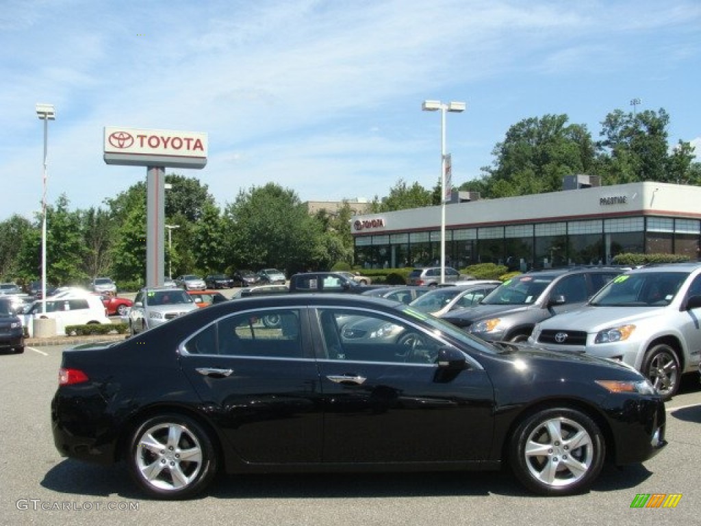2011 TSX Sedan - Crystal Black Pearl / Ebony photo #1