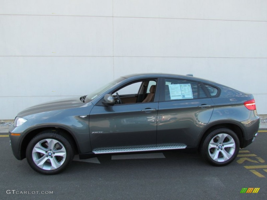 2009 X6 xDrive35i - Tasman Green Metallic / Saddle Brown Nevada Leather photo #4