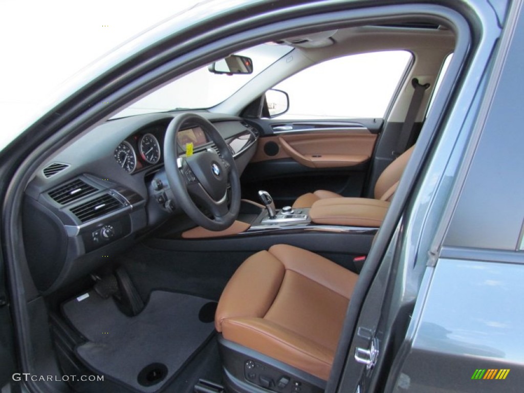 2009 X6 xDrive35i - Tasman Green Metallic / Saddle Brown Nevada Leather photo #11
