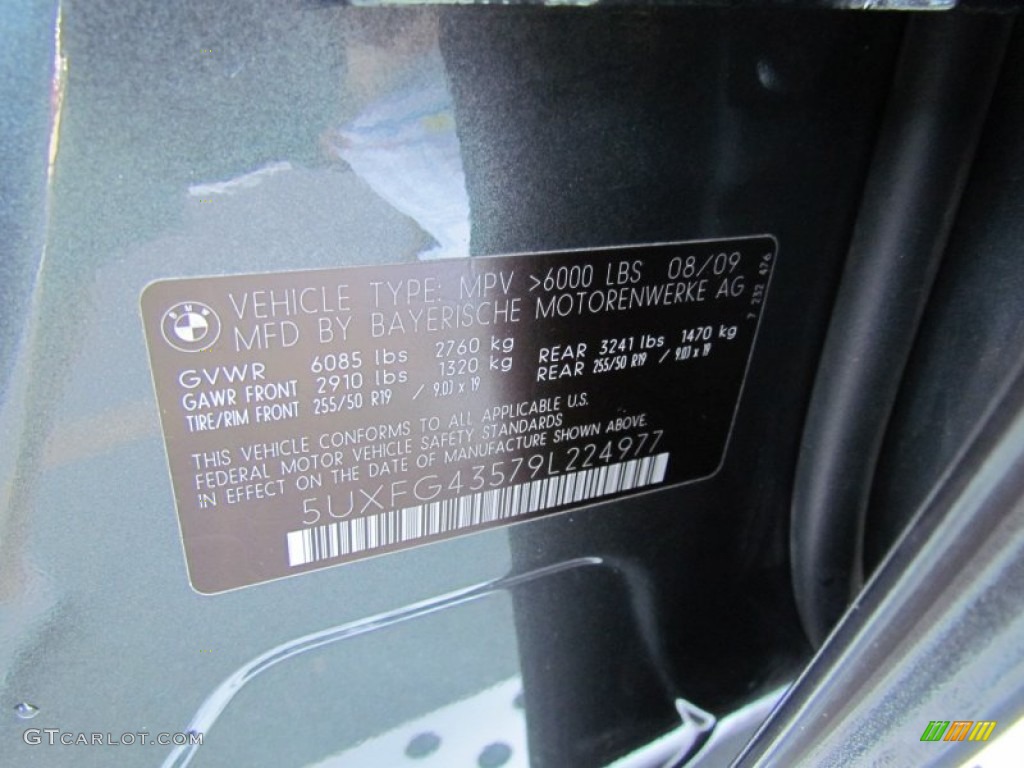 2009 X6 xDrive35i - Tasman Green Metallic / Saddle Brown Nevada Leather photo #12