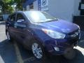 2011 Iris Blue Hyundai Tucson Limited AWD  photo #3