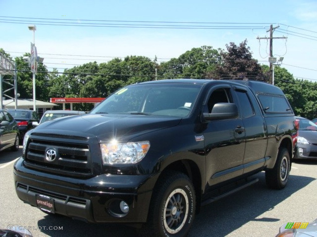 2010 Tundra TRD Rock Warrior Double Cab 4x4 - Black / Black photo #3