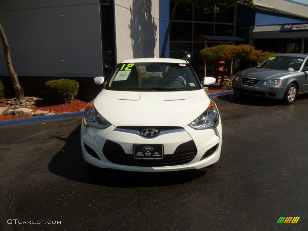 2012 Veloster  - Century White / Gray photo #1