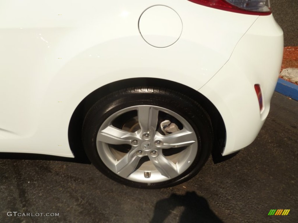 2012 Veloster  - Century White / Gray photo #5