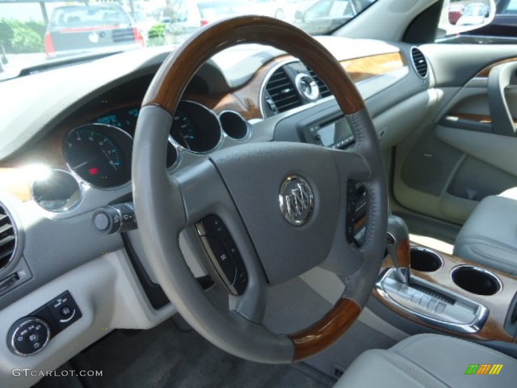 2010 Enclave CXL AWD - White Diamond Tricoat / Titanium/Dark Titanium photo #11