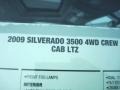 2009 Black Chevrolet Silverado 3500HD LTZ Crew Cab 4x4 Dually  photo #46