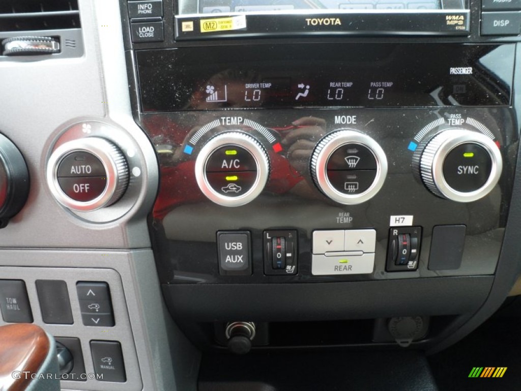 2012 Toyota Sequoia Platinum Controls Photo #67540865