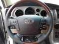 2012 Toyota Sequoia Sand Beige Interior Steering Wheel Photo