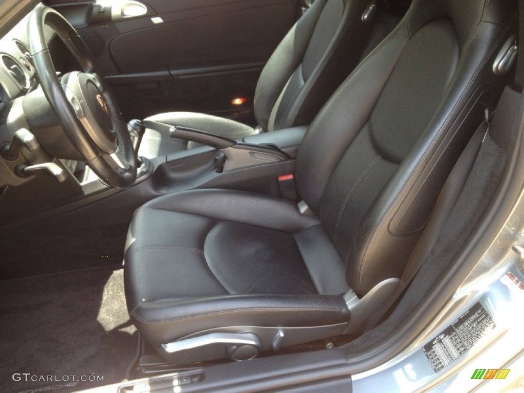 Black Interior 2005 Porsche Boxster Standard Boxster Model Photo #67541069