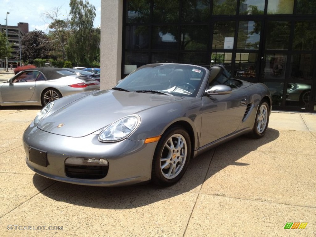 Seal Grey Metallic 2005 Porsche Boxster Standard Boxster Model Exterior Photo #67541135