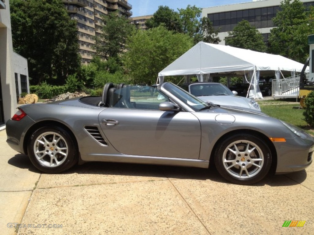 Seal Grey Metallic 2005 Porsche Boxster Standard Boxster Model Exterior Photo #67541153
