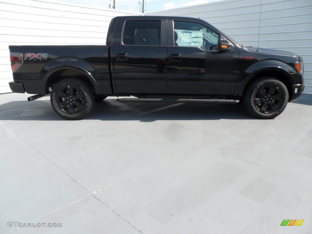 Tuxedo Black Metallic 2012 Ford F150 FX2 SuperCrew Exterior Photo #67541219