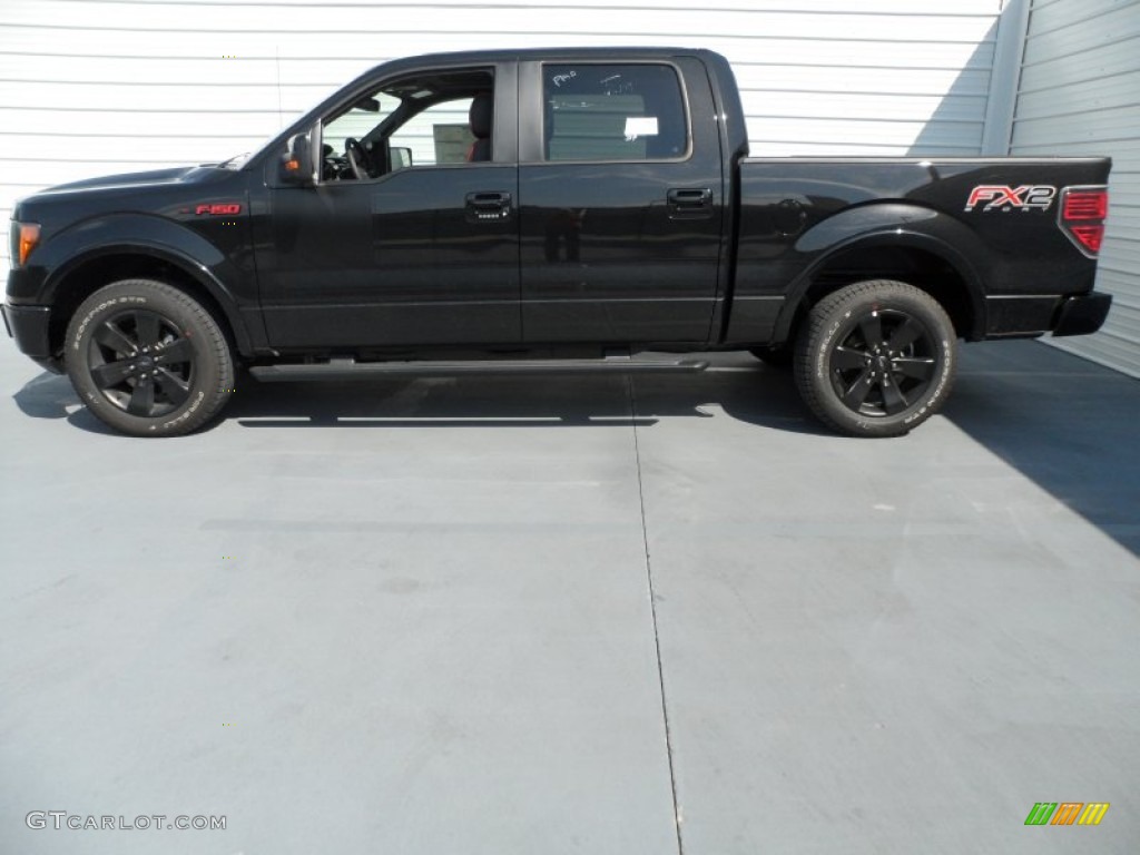 Tuxedo Black Metallic 2012 Ford F150 FX2 SuperCrew Exterior Photo #67541243