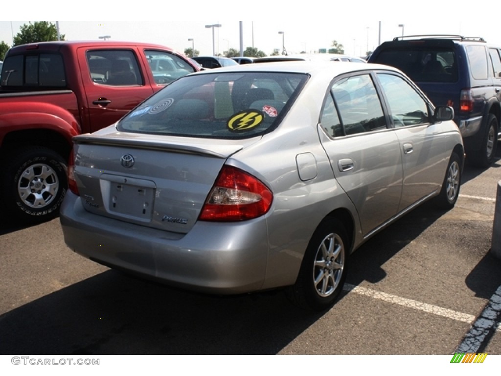 2001 Prius Hybrid - Silver Strata Metallic / Gray photo #2