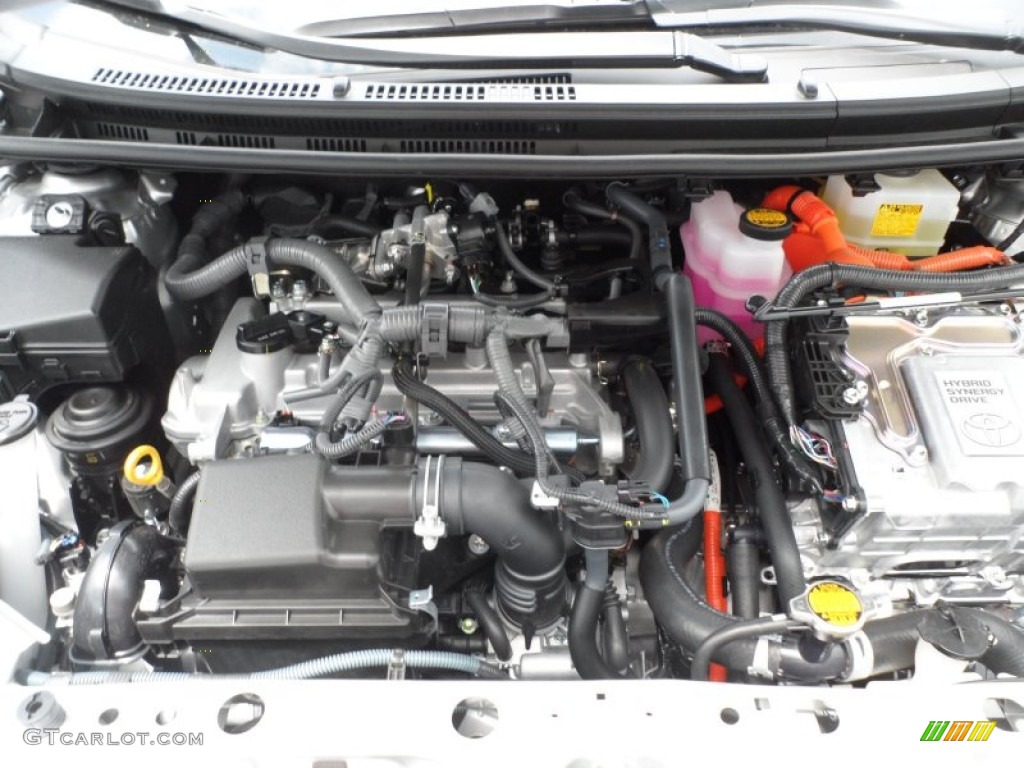 2012 Toyota Prius c Hybrid Four 1.5 Liter DOHC 16-Valve VVT-i 4 Cylinder Gasoline/Electric Hybrid Engine Photo #67542252