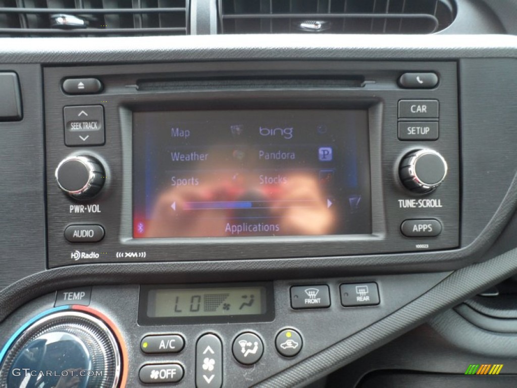 2012 Toyota Prius c Hybrid Four Audio System Photos