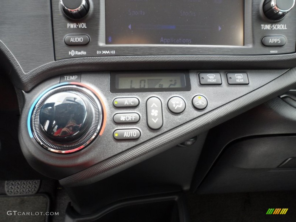 2012 Toyota Prius c Hybrid Four Controls Photo #67542357