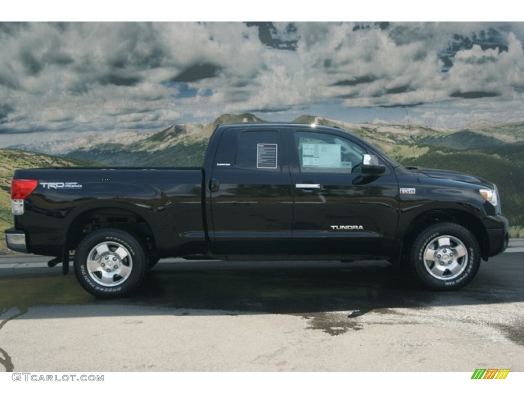 2012 Tundra Limited Double Cab 4x4 - Black / Red Rock photo #2