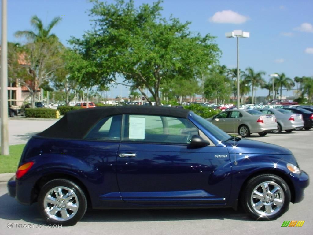 2005 PT Cruiser Touring Turbo Convertible - Midnight Blue Pearl / Dark Slate Gray photo #2