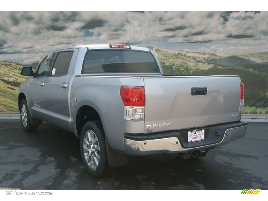 2012 Tundra Platinum CrewMax 4x4 - Silver Sky Metallic / Graphite photo #3