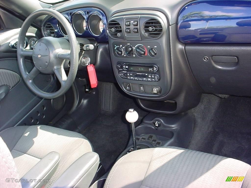 2005 PT Cruiser Touring Turbo Convertible - Midnight Blue Pearl / Dark Slate Gray photo #12