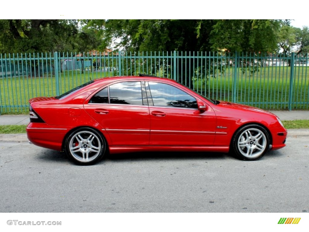 Mars Red 2005 Mercedes-Benz C 55 AMG Sedan Exterior Photo #67543034